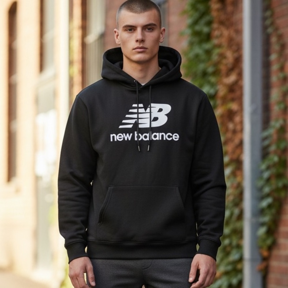 New With Tags Men’s Large New Balance Black Hoodie
